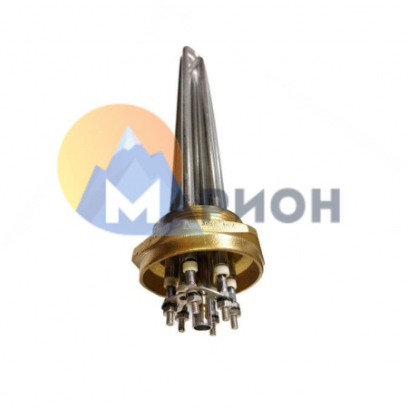 68645Р Блок тэнов KFL 006, нерж, G2", 59мм, D8,8 мм, 4,5кВт, 30см, Т